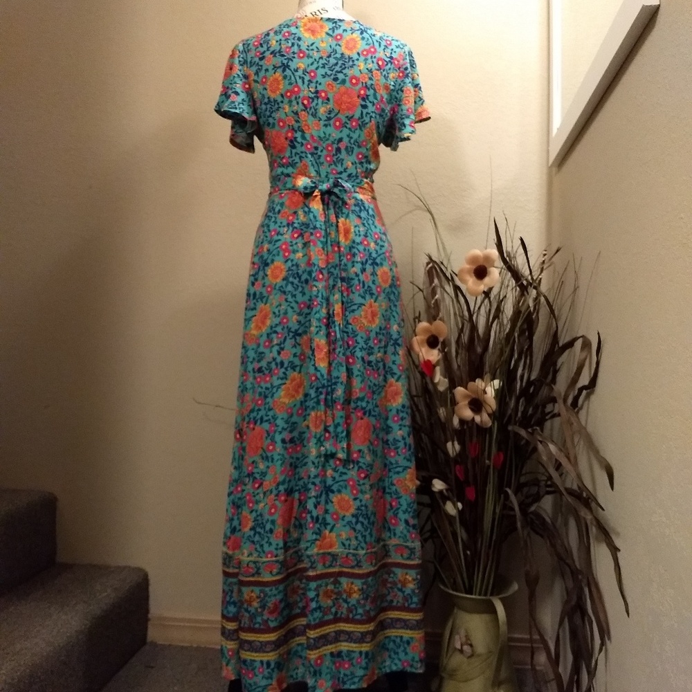 ⬇️SALE⬇️ 1 LEFT  Boho Wrap Maxi - Picture 3 of 4